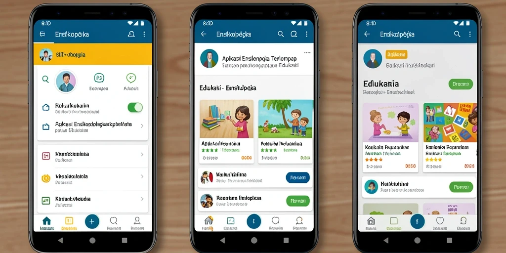 Antarmuka aplikasi 8ID yang informatif dan interaktif.